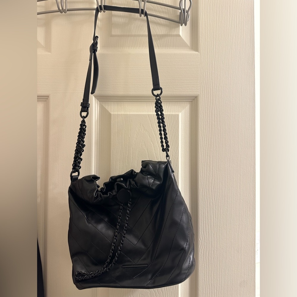 Aldo Black Chain Strap Shoulder Bag